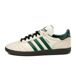 Adidas Sneakers En Cuir|Baskets Décontractées Terrace*Samba JP Crystal White / Collegiate Green / Carbon