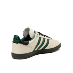 Adidas Sneakers En Cuir|Baskets Décontractées Terrace*Samba JP Crystal White / Collegiate Green / Carbon