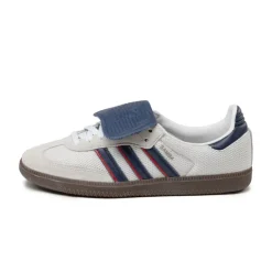 Adidas Sneakers En Cuir|Baskets Décontractées Terrace*Samba LT Crystal White / Dark Blue / Gum 5