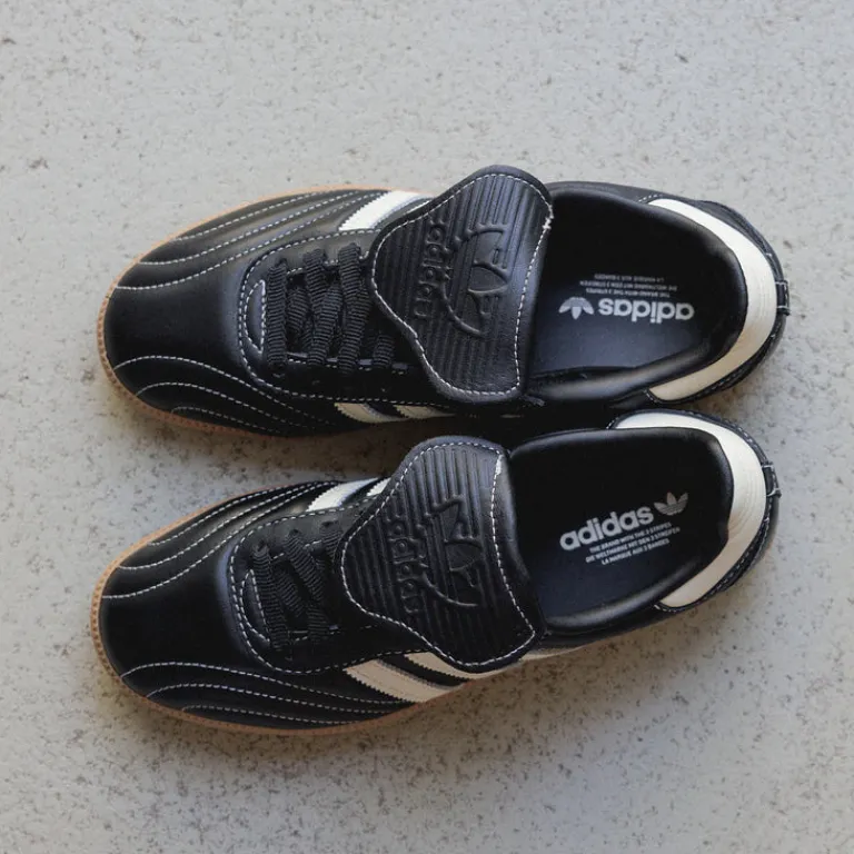 Adidas Sneakers En Cuir|Baskets Décontractées Terrace*Samba LT W Core Black / Crew White / Gum 4