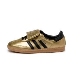 Adidas Sneakers En Cuir|Baskets Décontractées Terrace*Samba LT W Gold Metallic / Core Black / Gum 3