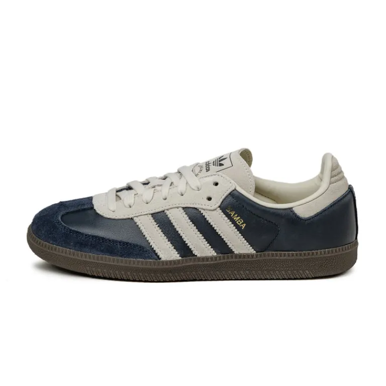 Adidas Sneakers En Cuir|Baskets Décontractées Terrace*Samba OG Aurora Ink / Cream White / Gum
