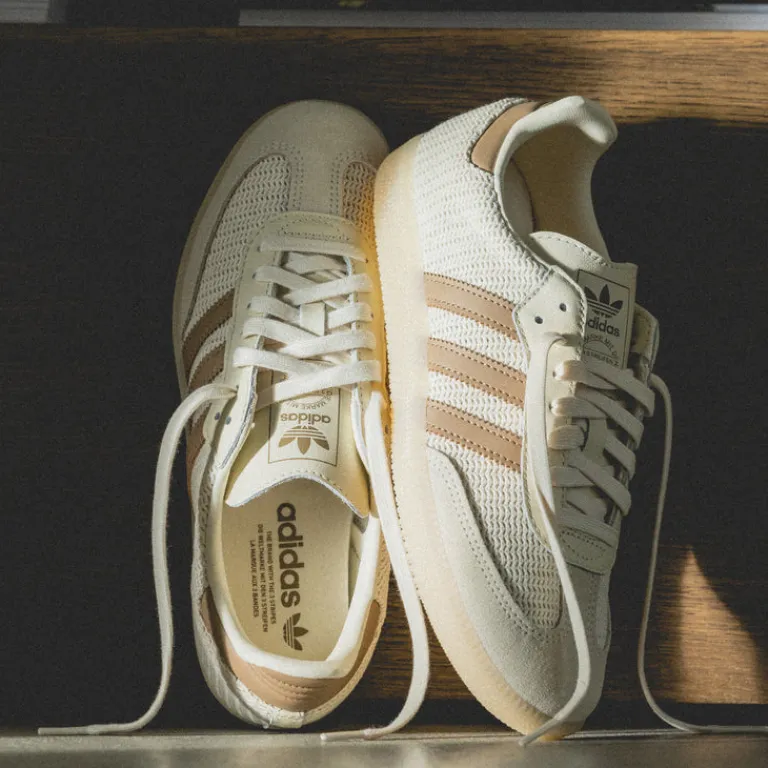 Adidas Sneakers En Cuir|Baskets Décontractées Terrace*Samba OG Cream White / Cardboard / Crystal Sand