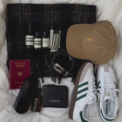 Adidas Sneakers En Cuir|Baskets Décontractées Terrace*Samba OG Cloud White / Collegiate Green / Clear Granite