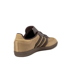 Adidas Sneakers En Cuir|Baskets Décontractées Terrace*Samba OG Golden Beige / Dark Brown / Gum