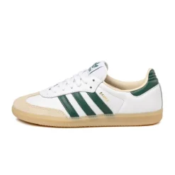 Adidas Sneakers En Cuir|Baskets Décontractées Terrace*Samba OG Cloud White / Collegiate Green / Gum