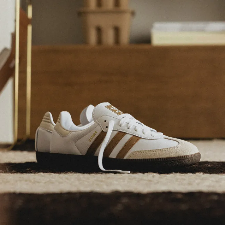 Adidas Sneakers En Cuir|Baskets Décontractées Terrace*Samba OG Footwear White / Cardboard / Gum 5