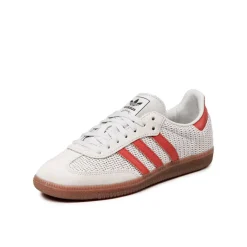 Adidas Sneakers En Cuir|Baskets Décontractées Terrace*Samba OG Crystal White / Preloved Red / Gum M2
