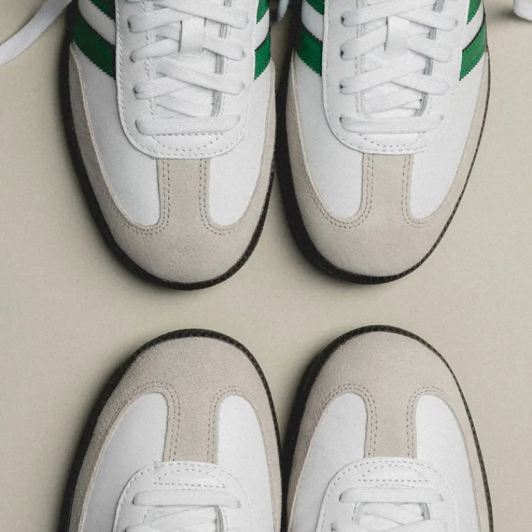 Adidas Sneakers En Cuir|Sneakers Blancs*Samba OG Footwear White / Green / Supplier Color
