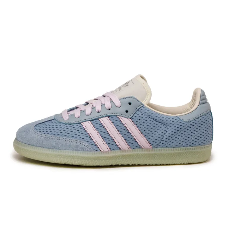 Adidas Sneakers En Cuir|Baskets Décontractées Terrace*Samba OG Tactical Blue / Ice Lavander / Off White