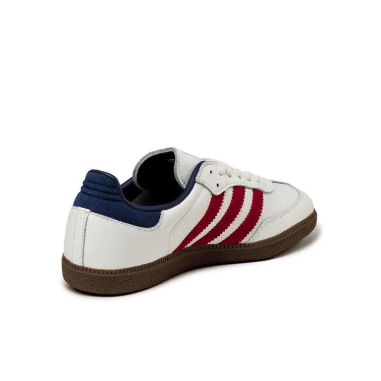 Adidas Sneakers En Cuir|Baskets Décontractées Terrace*Samba OG Core White / Team Victory Red / Night Indigo