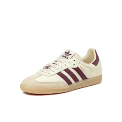 Adidas Sneakers En Cuir|Baskets Décontractées Terrace*Samba OG Wonder White / Shadow Red / Gum 3