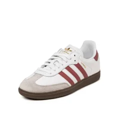 Adidas Sneakers En Cuir|Baskets Décontractées Terrace*Samba OG Cloud White / Preloved Ruby / Clear Granite
