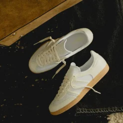 Adidas Sneakers En Cuir|Baskets Décontractées Terrace*Samba OG W Footwear White / Off White / Gum 3