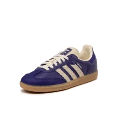 Adidas Sneakers En Cuir|Baskets Décontractées Terrace*Samba OG W Court Purple / Crew White / Gum 3