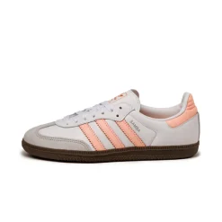Adidas Sneakers En Cuir|Baskets Décontractées Terrace*Samba OG W Cloud White / Clear Orange / Semi Coral