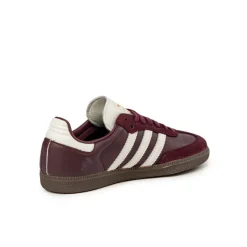Adidas Sneakers En Cuir|Baskets Décontractées Terrace*Samba OG W Maroon / Off White / Gum 3