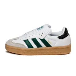 Adidas Sneakers En Cuir|Baskets Décontractées Terrace*Samba XLG Footwear White / Collegiate Green / Pantone