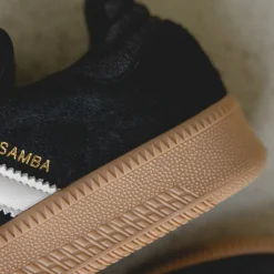 Adidas Sneakers En Cuir|Chunky Sneakers*Samba XLG Core Black / Wonder Aluminium / Gum 4