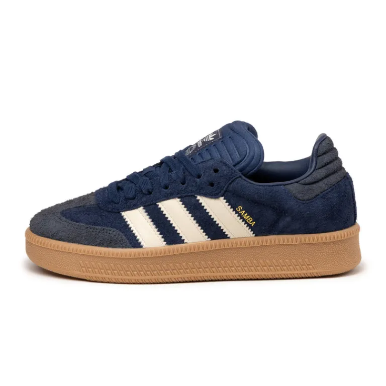 Adidas Sneakers En Cuir|Chunky Sneakers*Samba XLG Night Indigo / Cream White / Gum 4