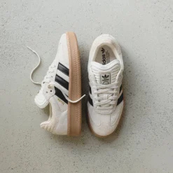 Adidas Sneakers En Cuir|Chunky Sneakers*Samba XLG Wonder White / Core Black / Gum 4