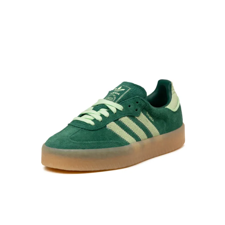 Adidas Sneakers En Cuir|Baskets Décontractées Terrace*Sambae W Collegiate Green / Semi Green Spark / Gum