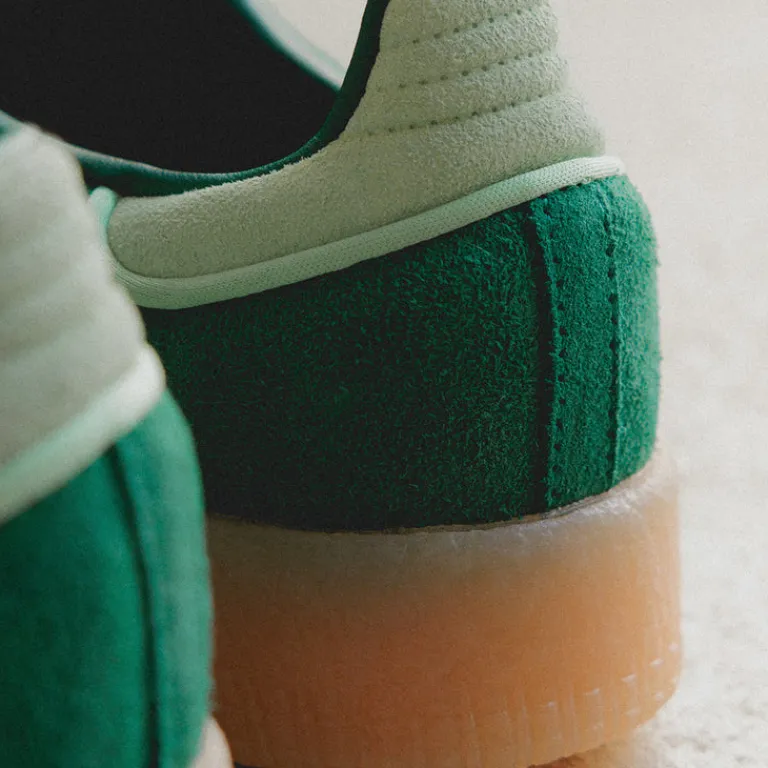 Adidas Sneakers En Cuir|Baskets Décontractées Terrace*Sambae W Collegiate Green / Semi Green Spark / Gum