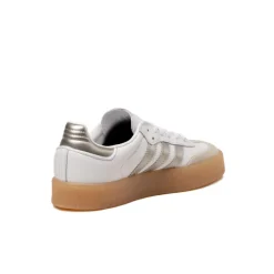 Adidas Sneakers En Cuir|Baskets Décontractées Terrace*Sambae W Footwear White / Silver Metallic / Gum 3