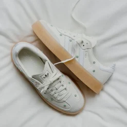 Adidas Sneakers En Cuir|Baskets Décontractées Terrace*Sambae W Off White / Footwear White / Clementine