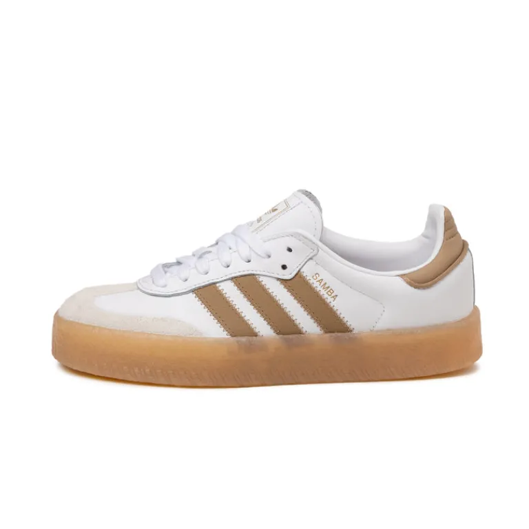 Adidas Sneakers En Cuir|Baskets Décontractées Terrace*Sambae W Footwear White / Off White / Cradboard