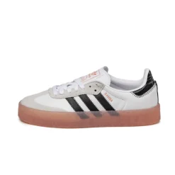 Adidas Sneakers En Cuir|Baskets Décontractées Terrace*Sambae W Cloud White / Core Black / Semi Coral