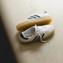 Adidas Sneakers En Cuir|Baskets Décontractées Terrace*Sambae W Footwear White / Off White / Aurich Ivy