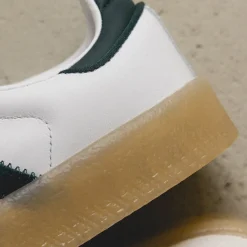 Adidas Sneakers En Cuir|Baskets Décontractées Terrace*Sambae W Footwear White / Off White / Aurich Ivy
