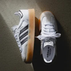 Adidas Sneakers En Cuir|Baskets Décontractées Terrace*Sambae W Core Black / Core Black / Gum 3