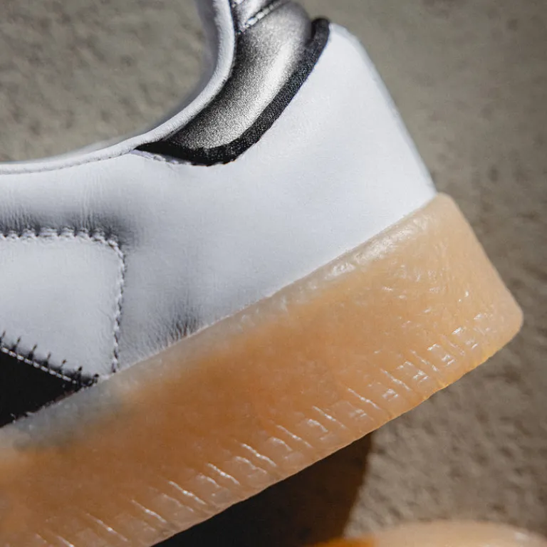 Adidas Sneakers En Cuir|Baskets Décontractées Terrace*Sambae W Core Black / Core Black / Gum 3