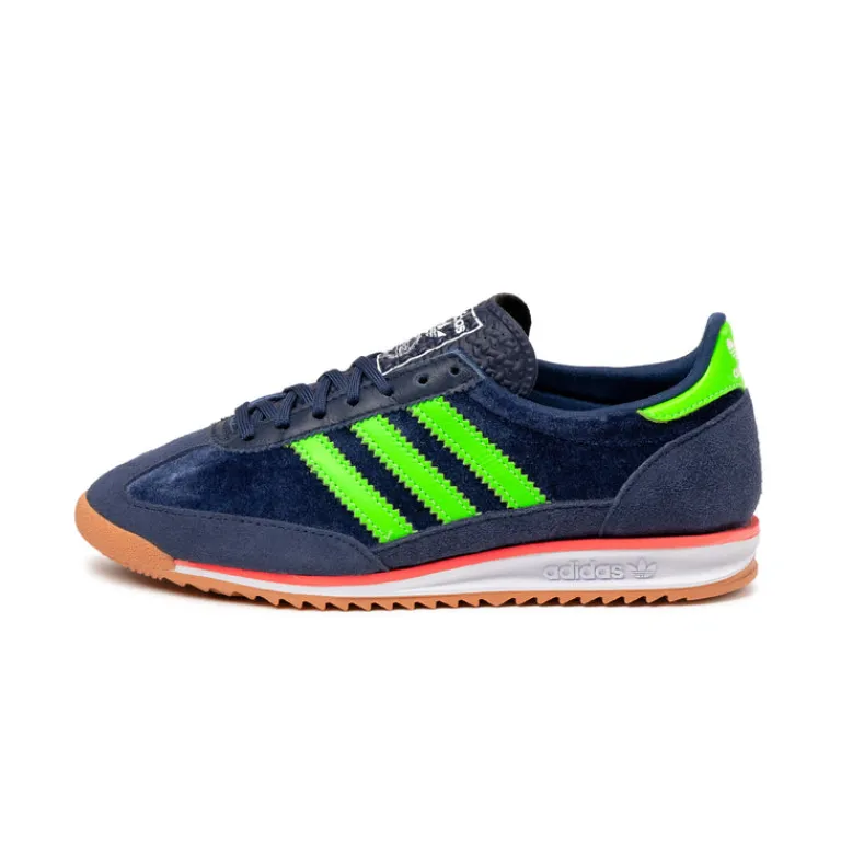 Adidas Sneakers En Cuir|Baskets Décontractées Terrace*SL 72 OG W Night Indigo / Solar Green / Gum