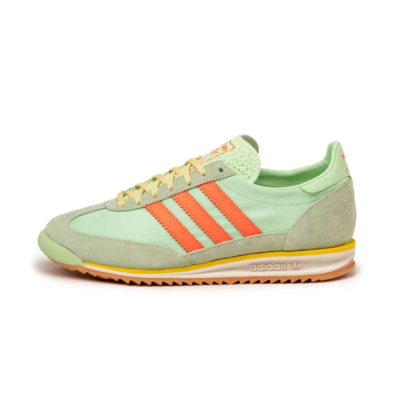 Adidas Sneakers En Cuir|Baskets Décontractées Terrace*SL 72 OG W Semi Green Spark / Solar Orange / Off White