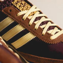 Adidas Sneakers En Cuir|Chaussures De Running Retro*SL 72 OG W Maroon / Almost Yellow / Premium Brown