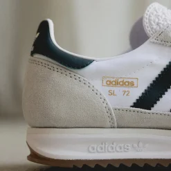 Adidas Sneakers En Cuir|Baskets Décontractées Terrace*SL 72 RS Cloud White / Aurora Ivy / Crystal White