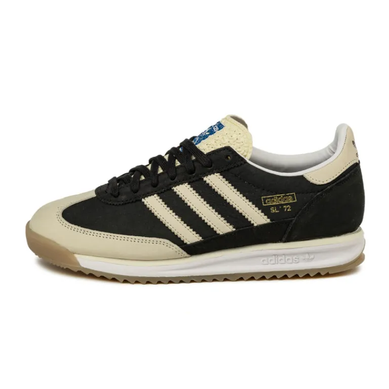 Adidas Sneakers En Cuir|Baskets Décontractées Terrace*SL 72 RS Core Black / Cream White / Gum 3