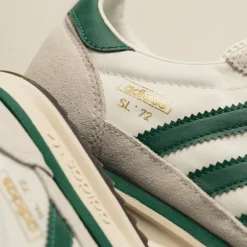 Adidas Sneakers En Cuir|Baskets Décontractées Terrace*SL 72 RS Cloud White / Core Green / Gum 5