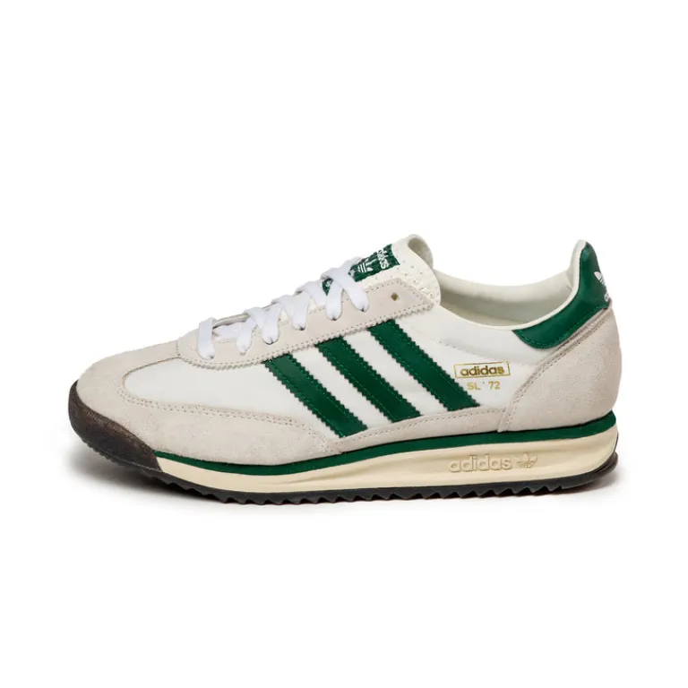 Adidas Sneakers En Cuir|Baskets Décontractées Terrace*SL 72 RS Cloud White / Core Green / Gum 5