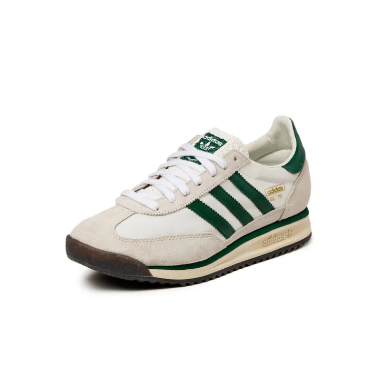 Adidas Sneakers En Cuir|Baskets Décontractées Terrace*SL 72 RS Cloud White / Core Green / Gum 5