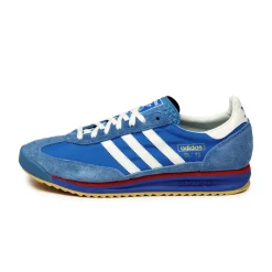 Adidas Sneakers En Cuir|Baskets Décontractées Terrace*SL 72 RS Blue / Core White / Beta Scarlett