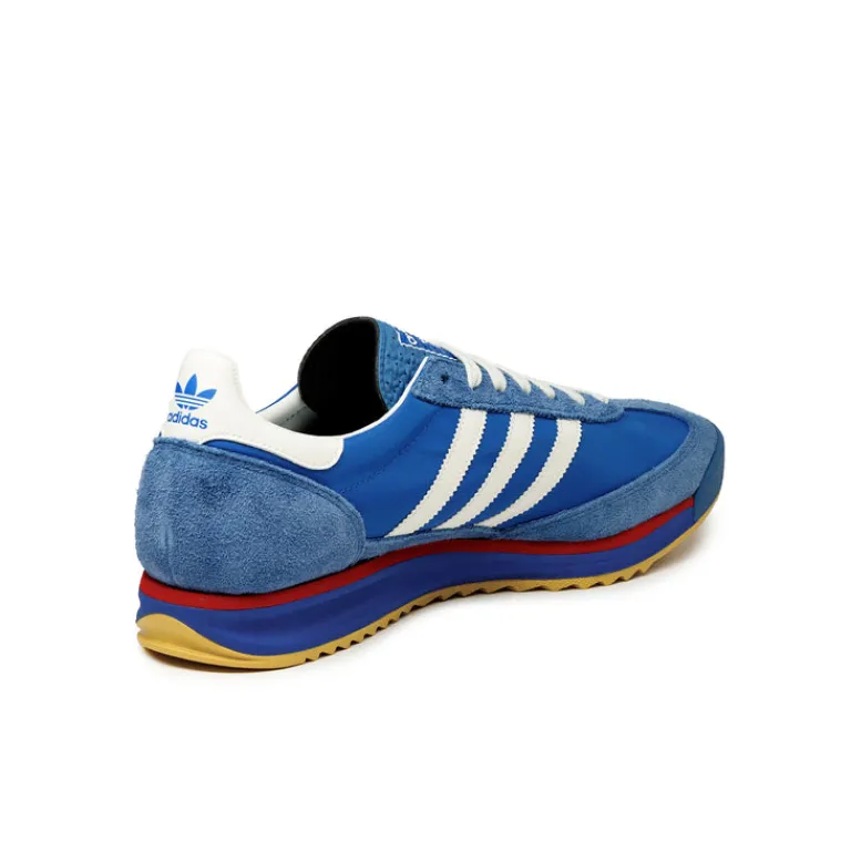 Adidas Sneakers En Cuir|Baskets Décontractées Terrace*SL 72 RS Blue / Core White / Beta Scarlett