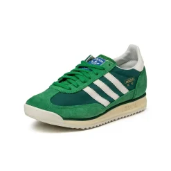Adidas Sneakers En Cuir|Baskets Décontractées Terrace*SL 72 RS Green / Core White / Collegiate Green