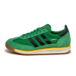 Adidas Sneakers En Cuir|Baskets Décontractées Terrace*SL 72 RS Green / Off White / Crew Yellow
