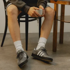 Adidas Sneakers En Cuir|Baskets Décontractées Terrace*SPZL Lothertex F.C. Grey / Grey Six / Core Black