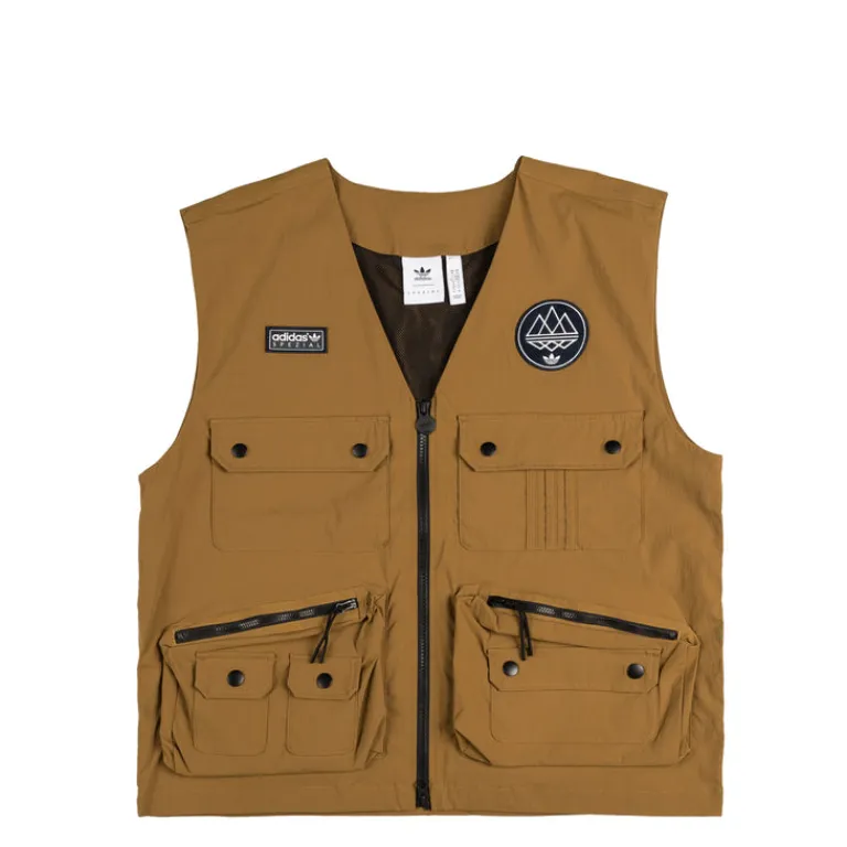 Adidas Vestes*SPZL Wardour Vest Bronze Strata