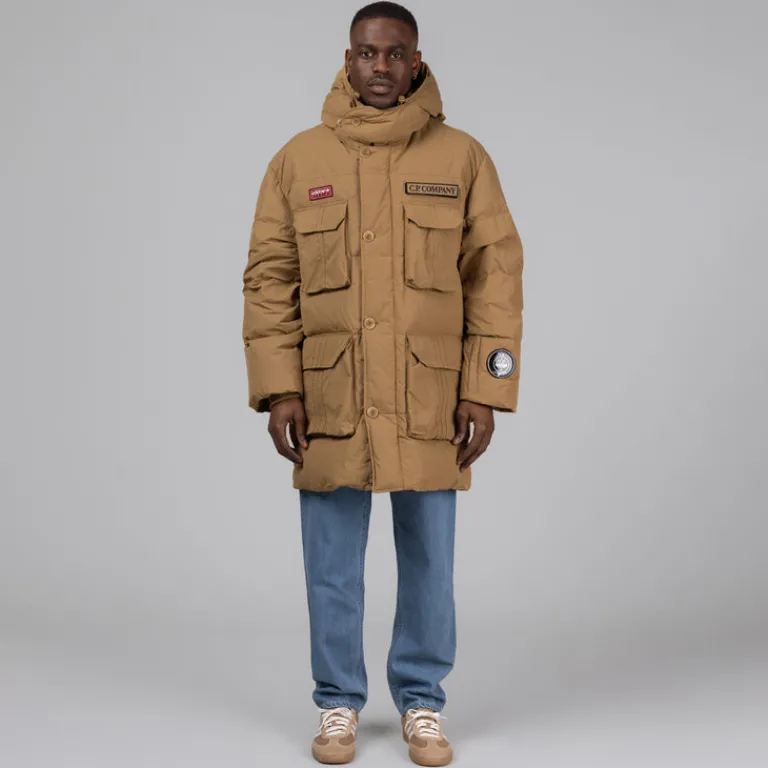 Adidas Gilets*SPZL x C.P. Company Puffer Jacket Preloved Bronze